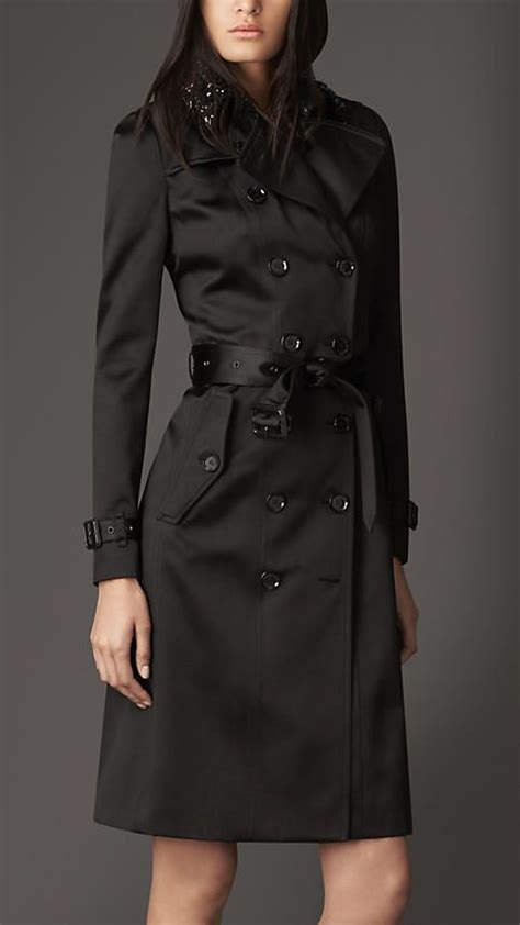 burberry trench femme noir|Burberry trench coat measurement chart.